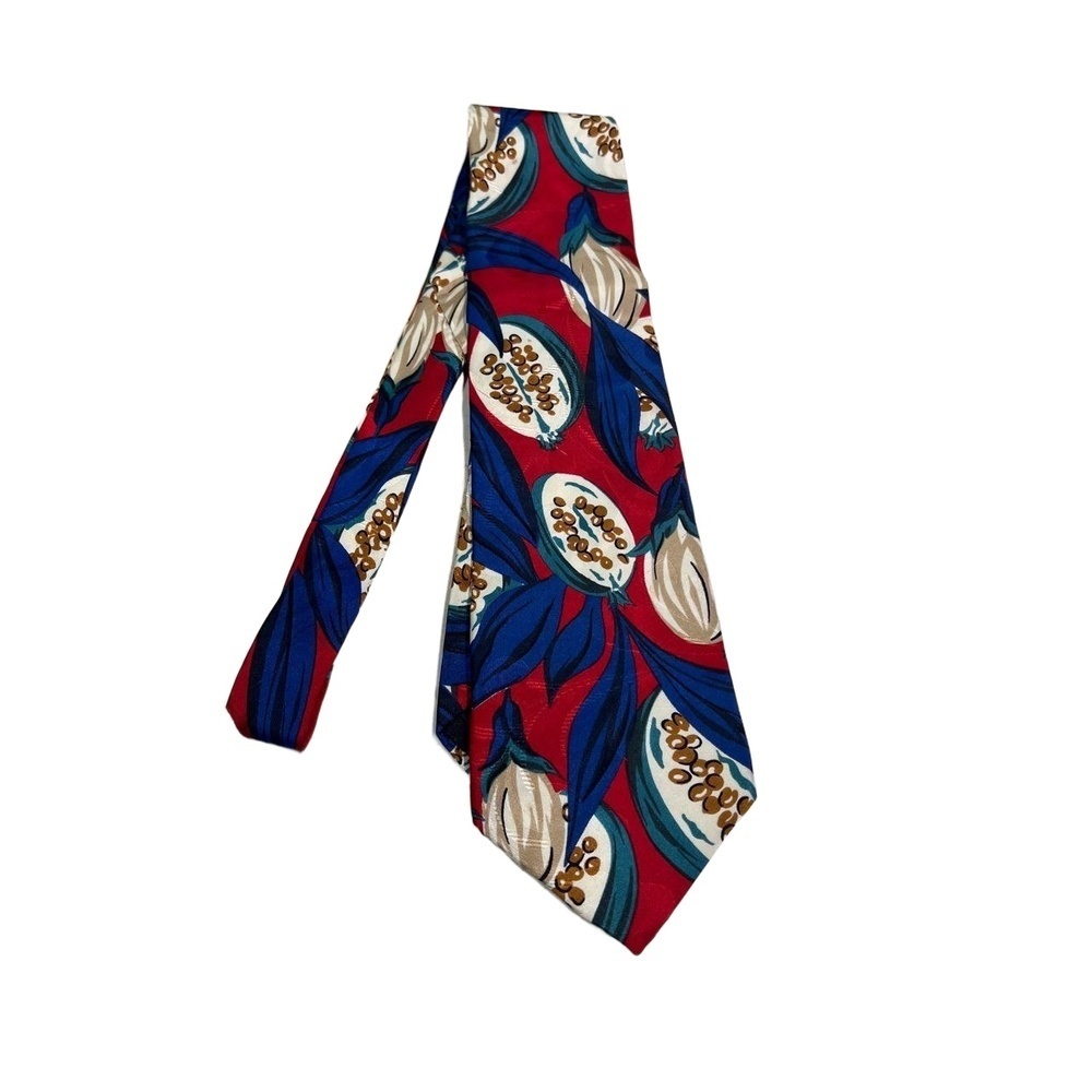 Bugatti Multicolor Floral 100% Silk Tie Luxury